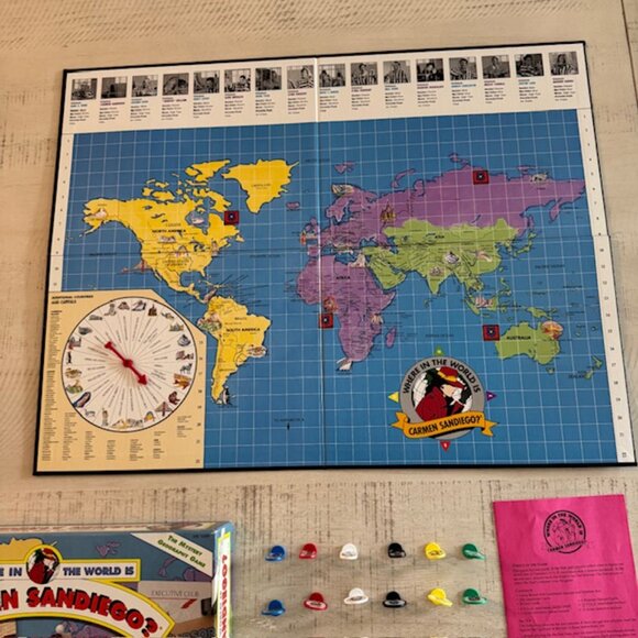 Vintage 1992 University Games Where in the World is Carmen SanDiego? - Picture 3 of 11